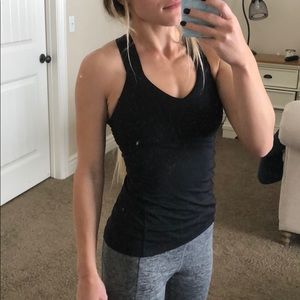 🚨FINAL SALE 🚨Lululemon black v neck tank top.